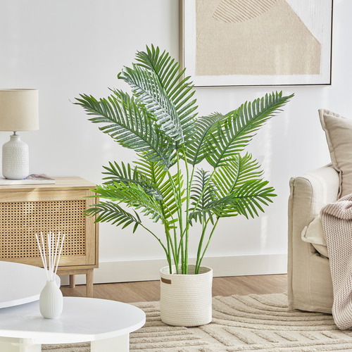 Maddison Lane 120cm Potted Faux Palm Tree | Temple & Webster