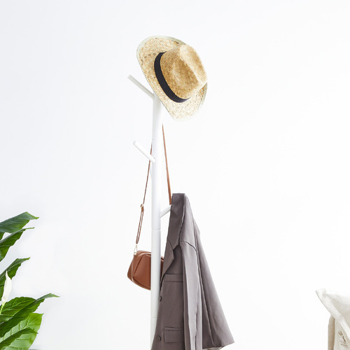Harlene Rubberwood Coat Rack