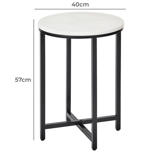 Romeo Marble Side Table