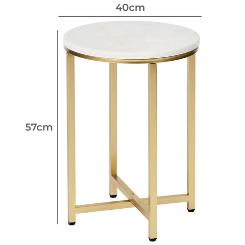 Romeo Marble Side Table