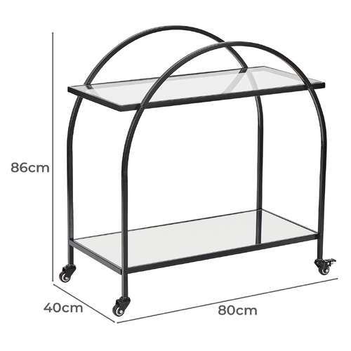 Sanah Steel Bar Cart