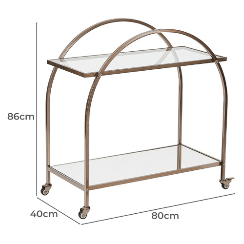 Sanah Steel Bar Cart
