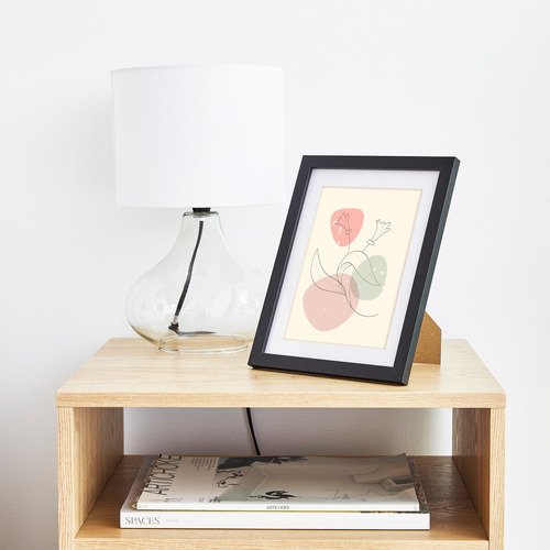 Black Calla Wood Photo Frames