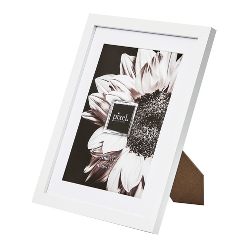 White Calla Wood Photo Frames