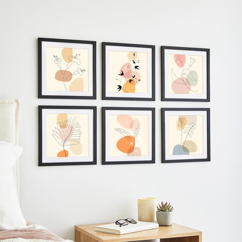 Black Calla Wood Photo Frames