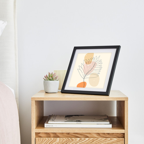 Black Calla Wood Photo Frames