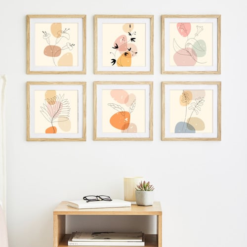 Natural Calla Wood Photo Frames