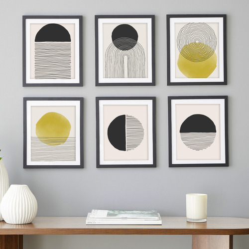 Black Calla Wood Photo Frames