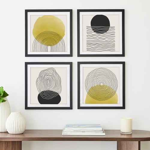 Black Calla Wood Photo Frames