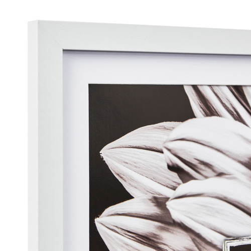 White Calla Wood Photo Frames