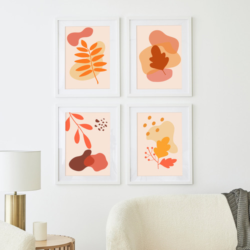 White Calla Wood Photo Frames