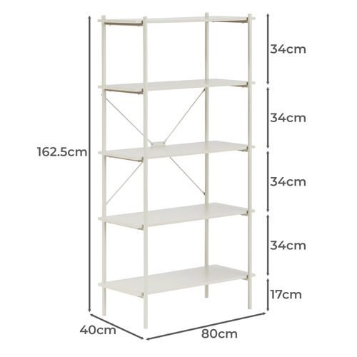 Bellinger 5 Tier Shelving Unit