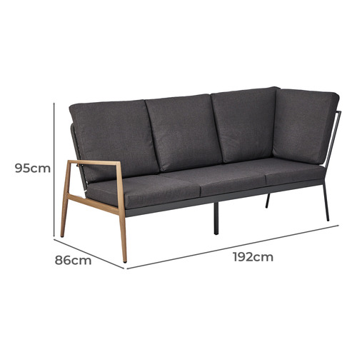 5 Seater Carlisle Outdoor Modular Lounge Set