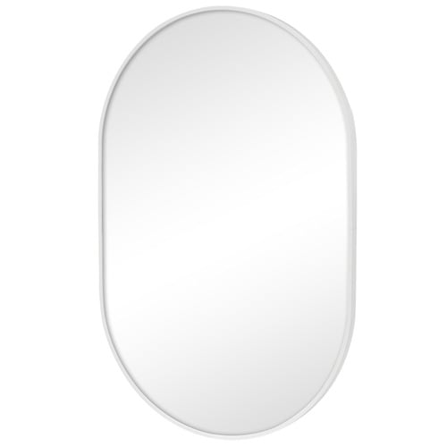 90cm Nova Oval Aluminium Wall Mirror