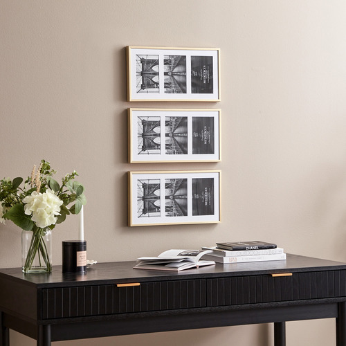 Amara 4 x 6" 3 Slot Collage Photo Frames
