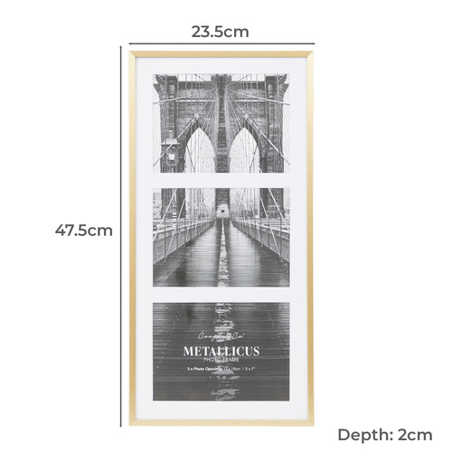 Amara 5 x 7" 3 Slot Collage Photo Frames