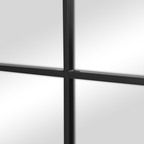 Marika Round Iron Wall Mirror