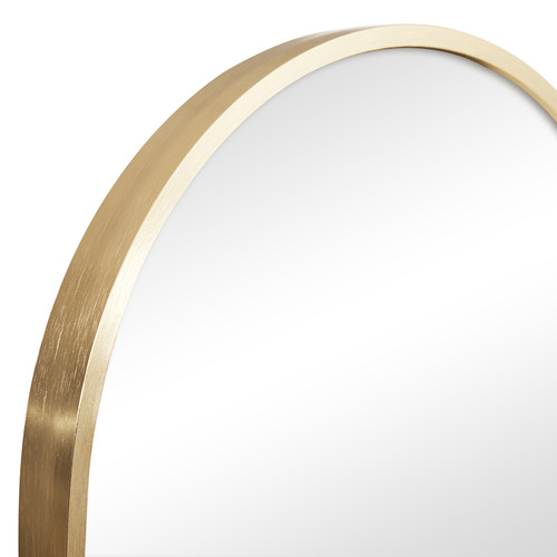 Cade Arched Aluminium Leaning Wall Mirror