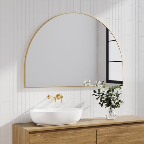 Riley Arched Aluminium Full Length Mirror