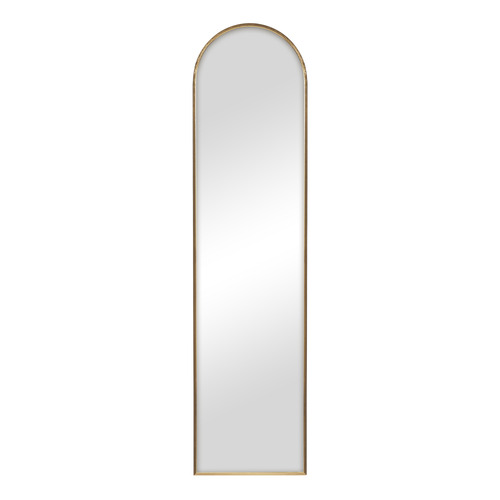 Cade Arched Aluminium Leaning Wall Mirror