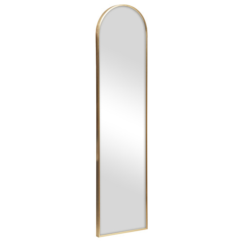 Cade Arched Aluminium Leaning Wall Mirror