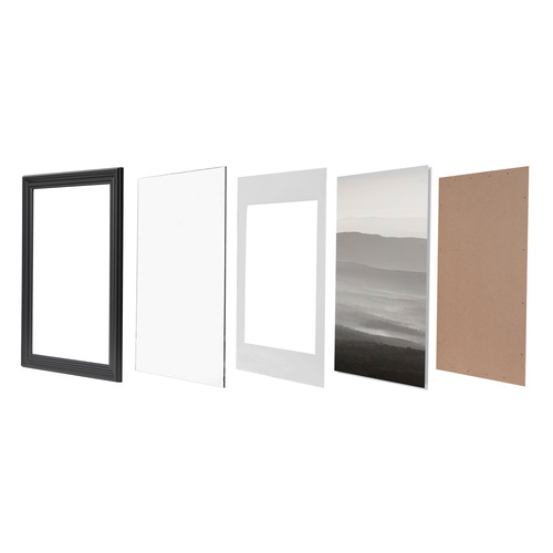 Black Gareth Wood Photo Frames