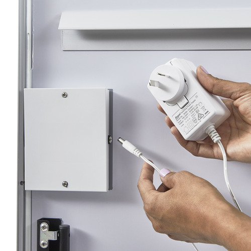 Arabella Arch Aluminium Standing Mirror