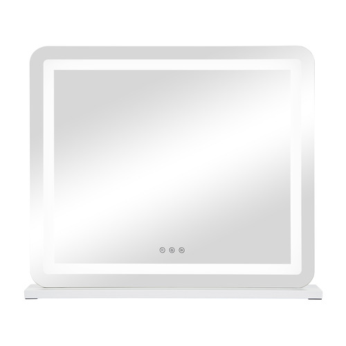 White Celestine Rectangular Vanity Mirror