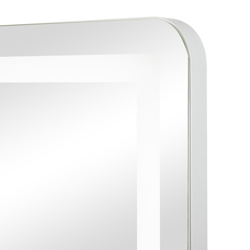 White Celestine Rectangular Vanity Mirror