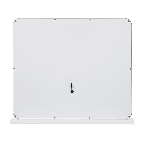 White Celestine Rectangular Vanity Mirror