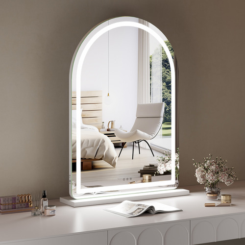 Genevieve Illuminated Arch Vanity Mirror