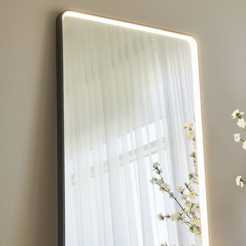 Alistair Illuminated Rectangular Mirror