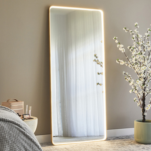 Alistair Illuminated Rectangular Mirror