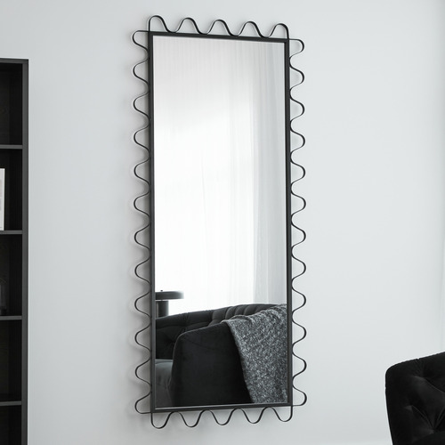 Black Clare Wavey Full Lenght Mirror