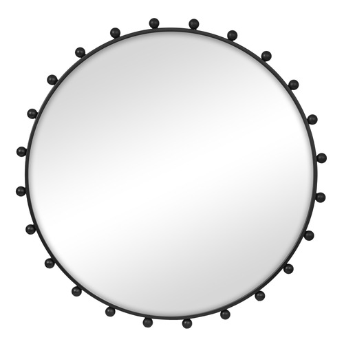 Black Lance Sphere Wall Mirror