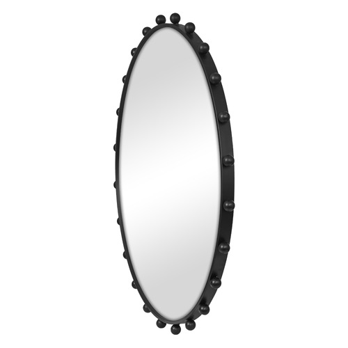 Black Lance Sphere Wall Mirror