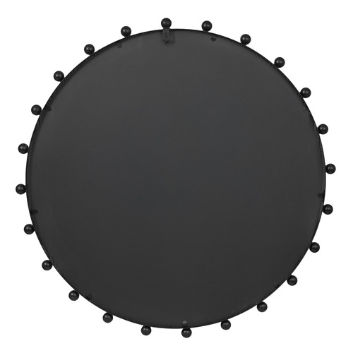 Black Lance Sphere Wall Mirror