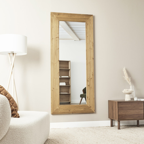 Ahmose Fir Wood Full Length Mirror