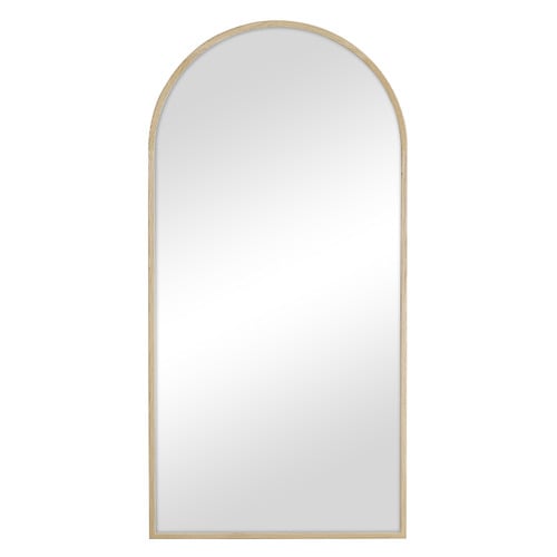 Cantus Arch Oak Wood Full Length Mirror