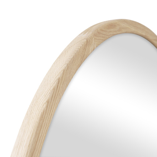 Cantus Arch Oak Wood Full Length Mirror
