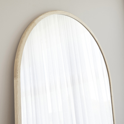 Cantus Arch Oak Wood Full Length Mirror