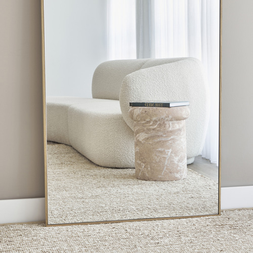 Euclid Rectangular Oak Wood Full Lenght Mirror