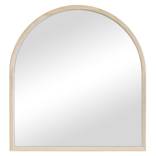 Cantus Arch Oak Wood Wall Mirror