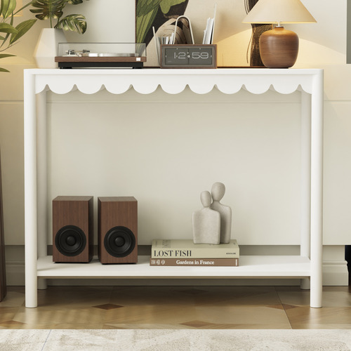 White Amelie Console Table
