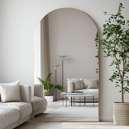 Astoria Arched Metal Full Length Mirror