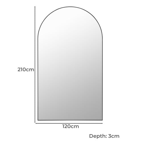 Astoria Arched Metal Full Length Mirror