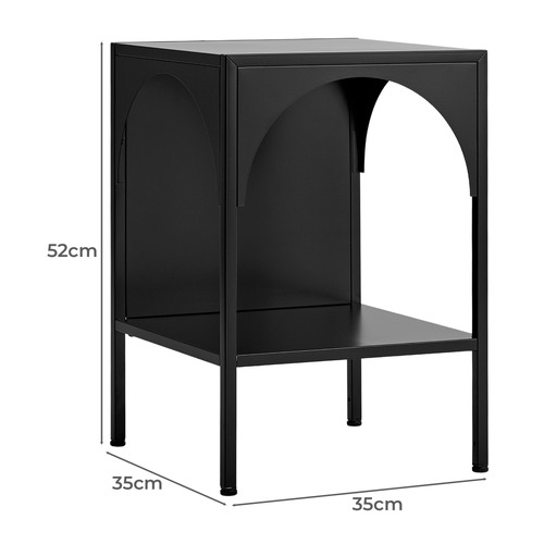 Solana Aluminium Bedside Table