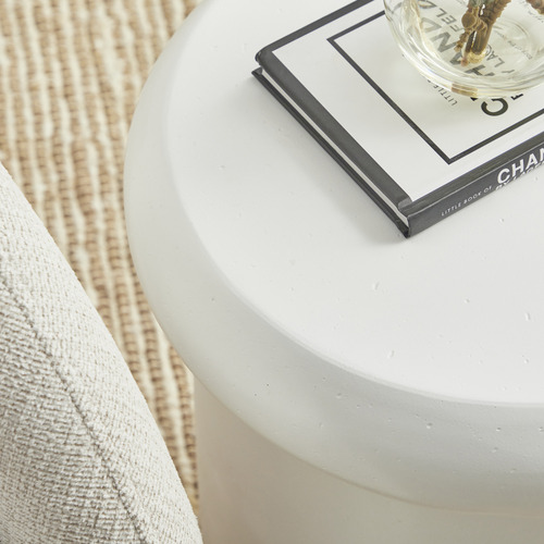 White Sadie Side Table
