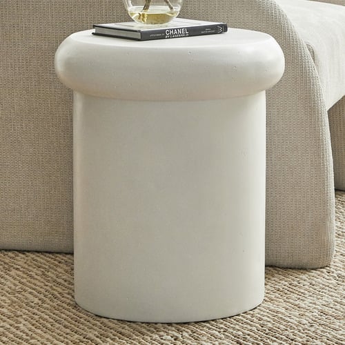 White Sadie Side Table