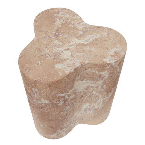 Mya Marble-Look Side Table